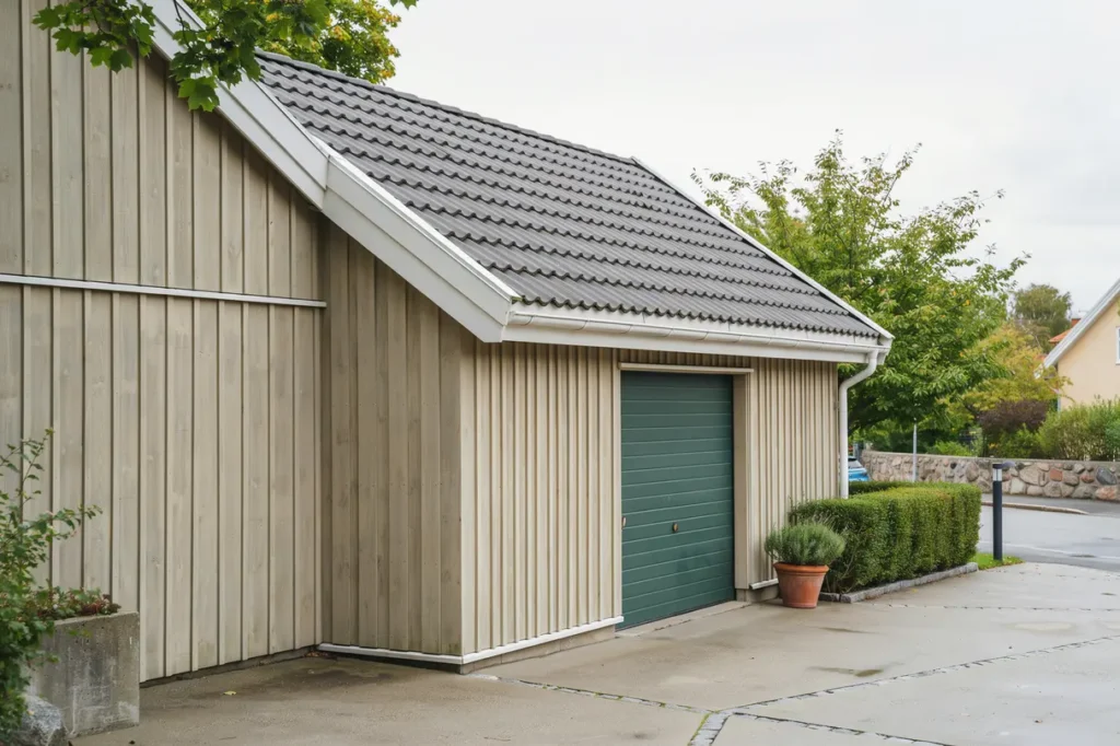 oml ggning av garagetak med papptak i djursholm danderyd